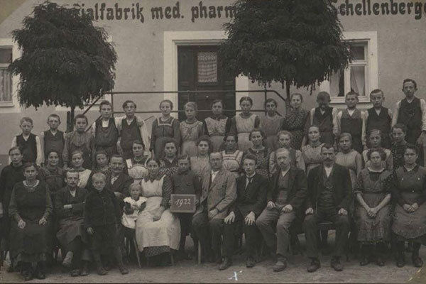 Gruppenbild Mitarbeiter im Jahre 1922