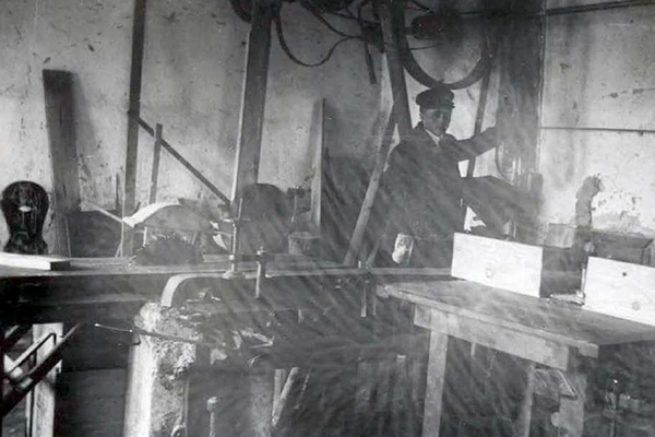 Foto aus ehemaliger Werkstatt