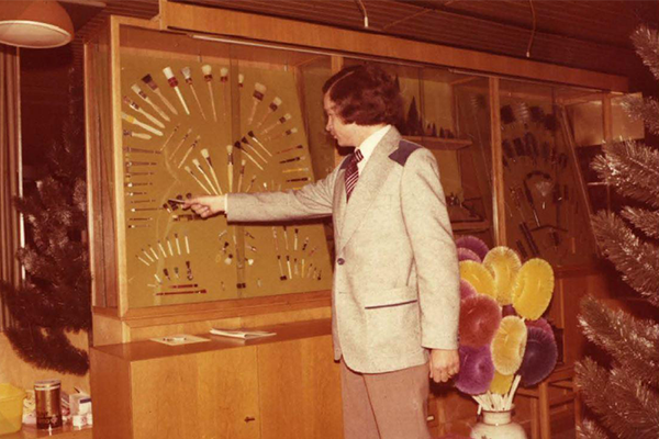 Bild von der Schellenberger Bürstenfabrik im Jahre 1973